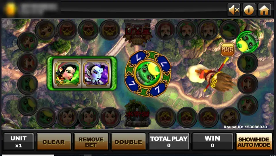 Zhan Wu Bu Shen draw with a medal showing a green goblin face ringed by the number 7, Player marked on the right and a battle window with two characters